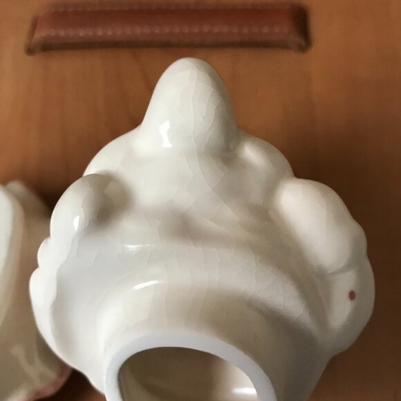 Vintage Fitz and Floyd Ceramic Tooth Fairy Elephant Box Marked 1992 - Picture 11 of 11